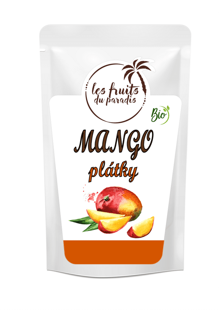 Fruits du Paradis Mango plátky Bio 500 g
